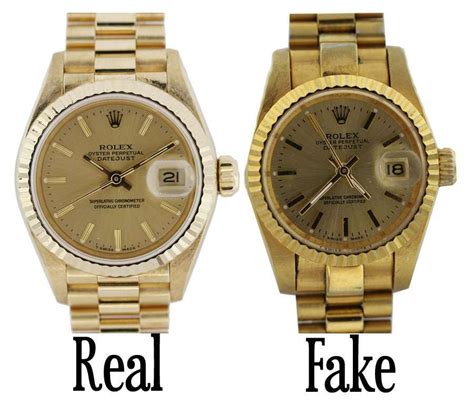 fake gold rolex vs real|Rolex real vs fake.